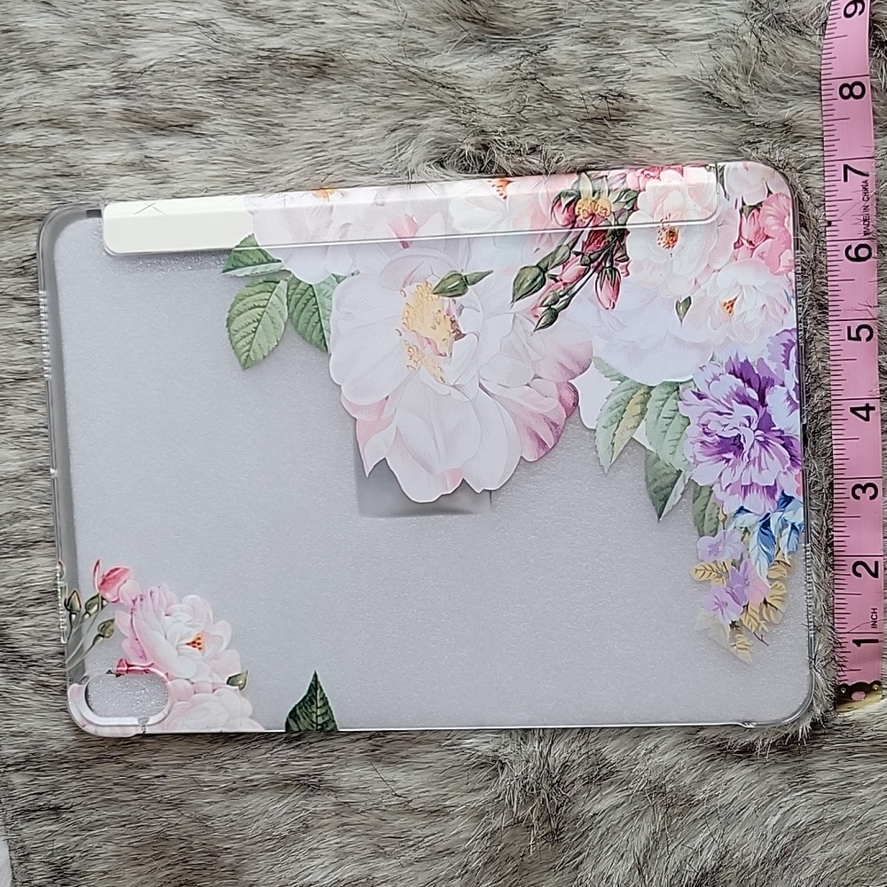 Cottage Chic Core Tablet Cover Floral Roses 10x7 - Picture 2 of 7